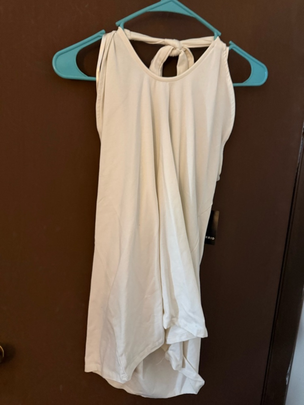 torrid White Tie-Back Sleeveless Tank